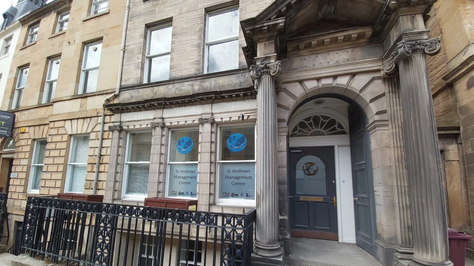 An external shot of the St Andrews Management Centre office in Cupar.