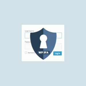 An image of the WP2FA plugin logo