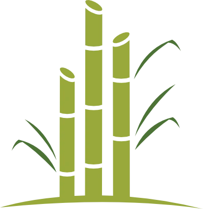 A stylised drawing of some canes/bamboo